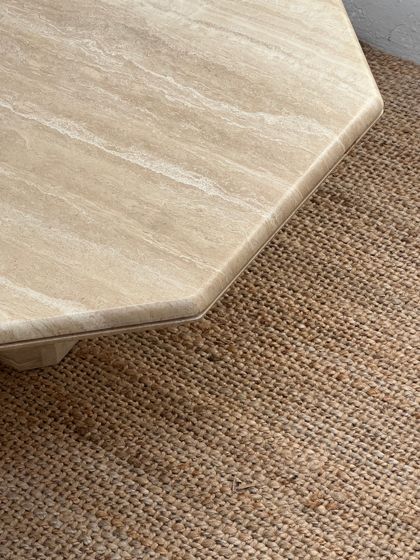 CREAM TRAVERTINE TABLE