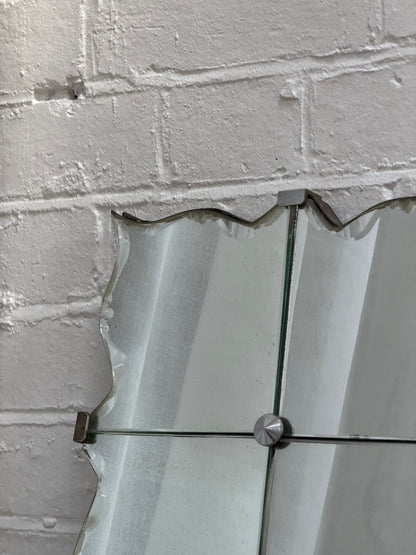FRENCH 30S SECTIONAL BEVELLED EDGE MIRROR