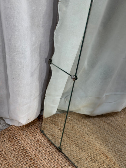 FRENCH 30S SECTIONAL BEVELLED EDGE MIRROR