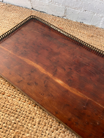 LARGE BRASS EDGE TRAY