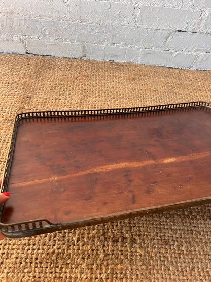 LARGE BRASS EDGE TRAY
