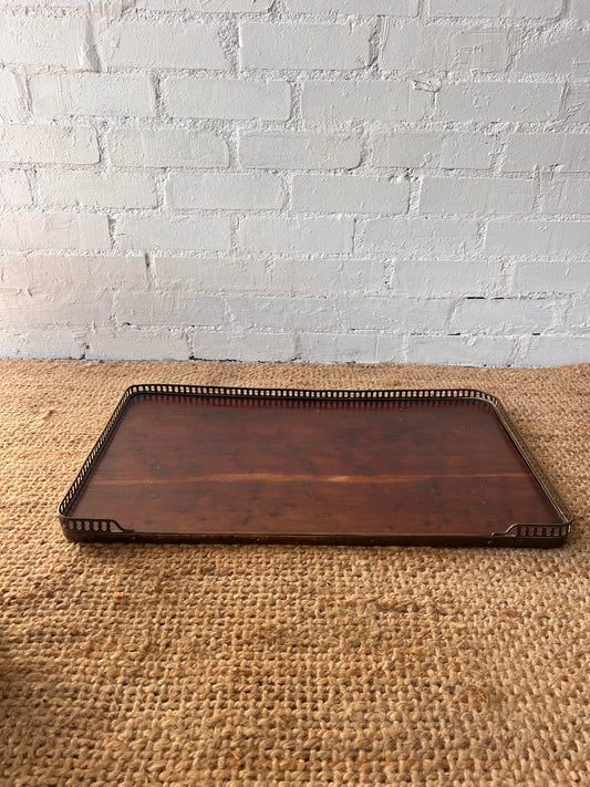 LARGE BRASS EDGE TRAY