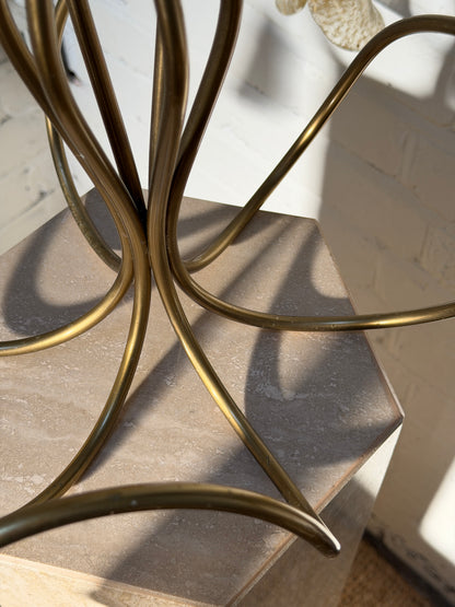 FRENCH CEILING PENDANT WITH GLASS SHADES