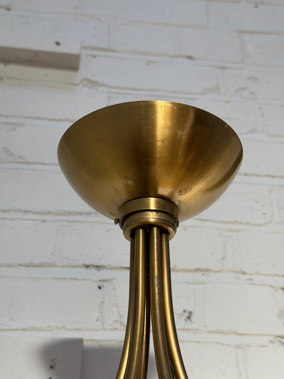 FRENCH CEILING PENDANT WITH GLASS SHADES