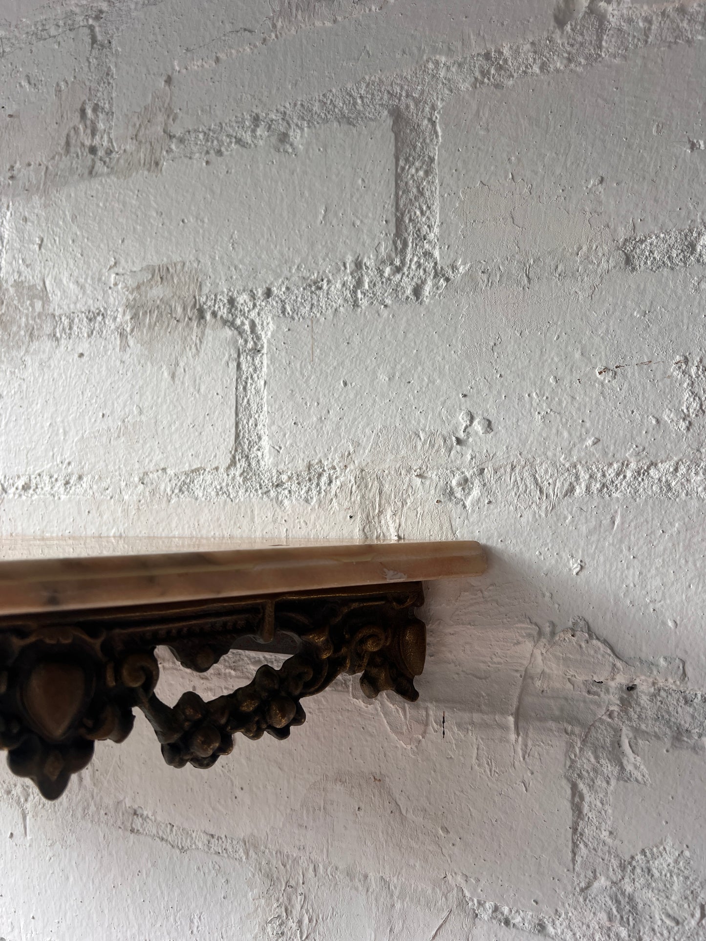 PINK MARBLE ITALIAN HALLWAY SHELF