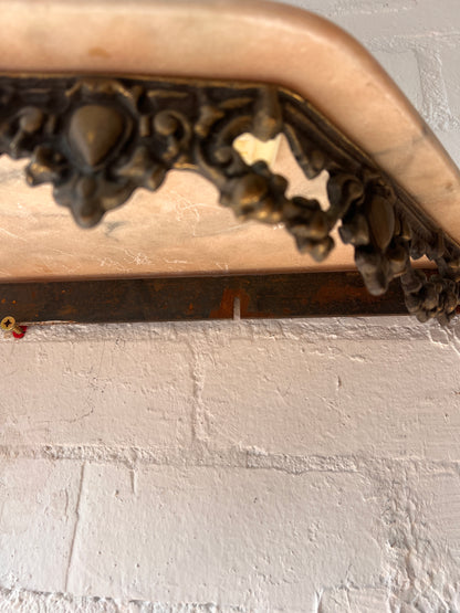 PINK MARBLE ITALIAN HALLWAY SHELF