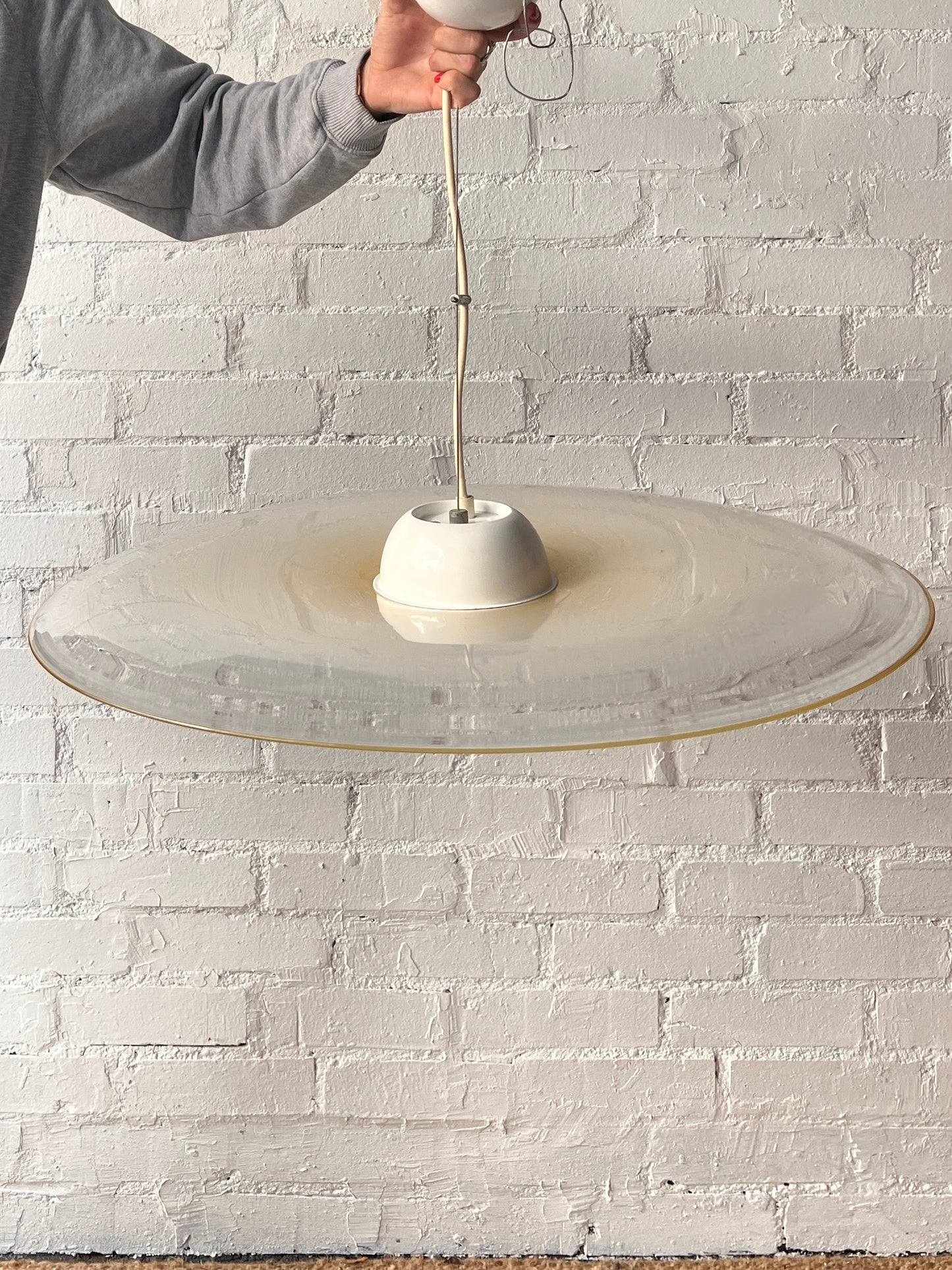 BUTTER YELLOW MURANO CEILING PENDANT