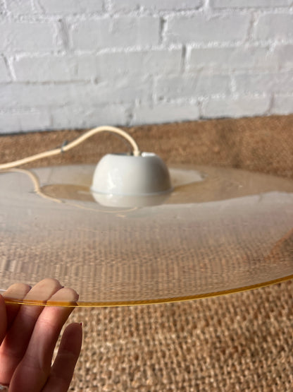 BUTTER YELLOW MURANO CEILING PENDANT