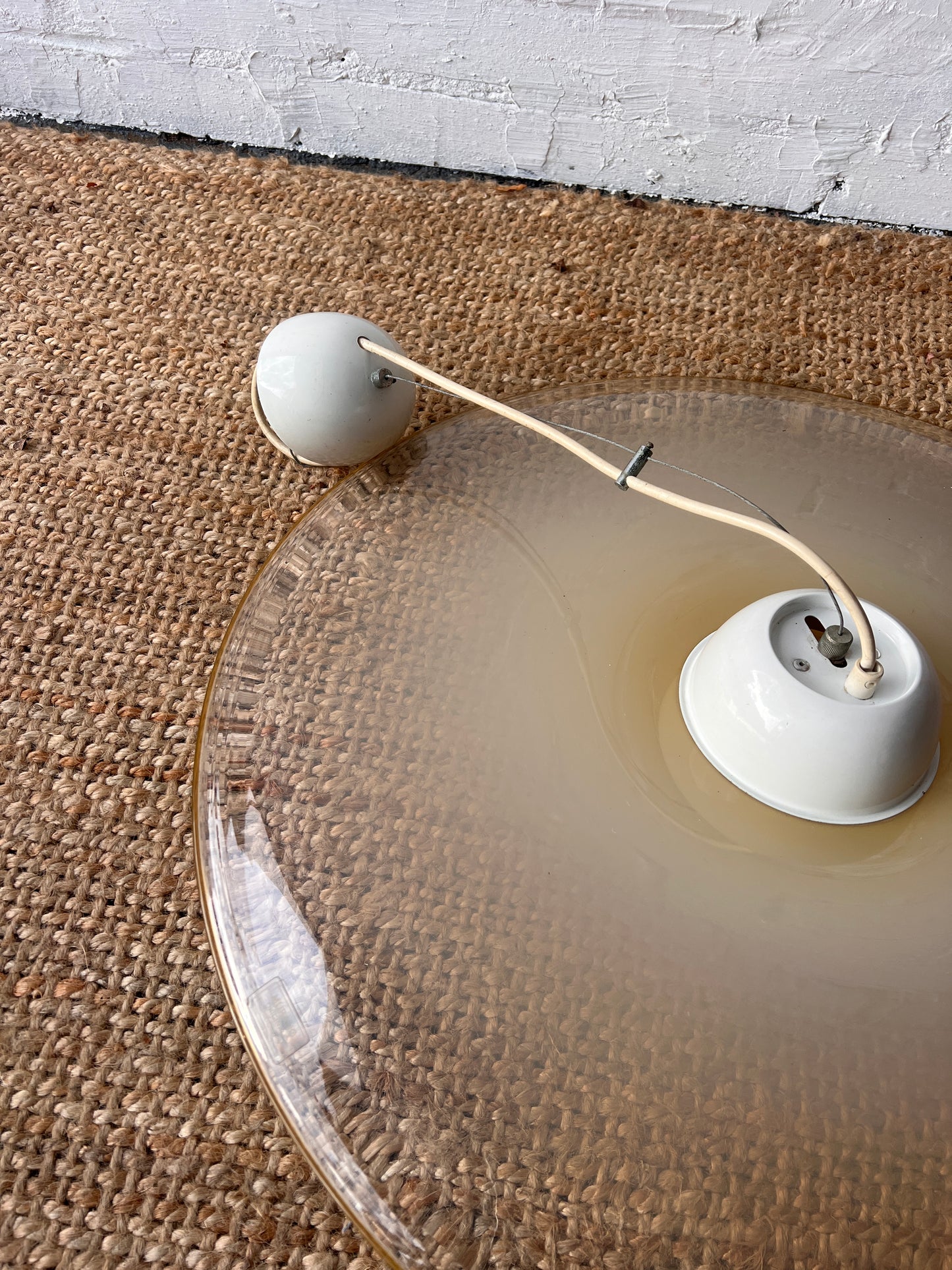 BUTTER YELLOW MURANO CEILING PENDANT