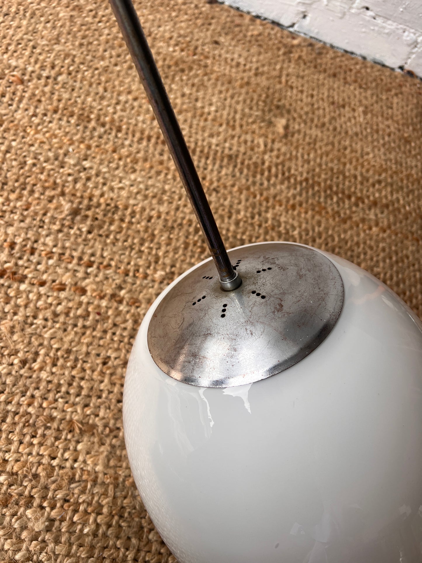 MILKY GLASS CEILING PENDANT