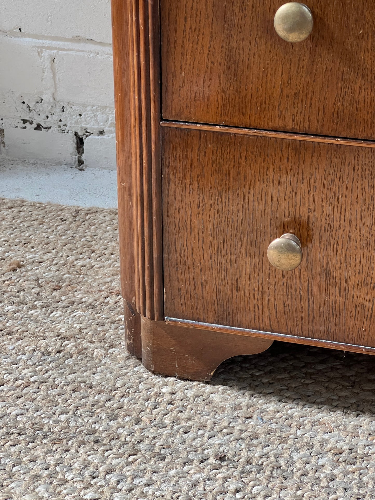 50S TALLBOY WITH BRASS HANDLES