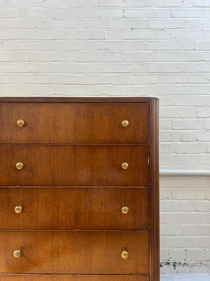 50S TALLBOY WITH BRASS HANDLES