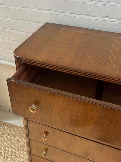 50S TALLBOY WITH BRASS HANDLES