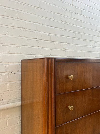 50S TALLBOY WITH BRASS HANDLES