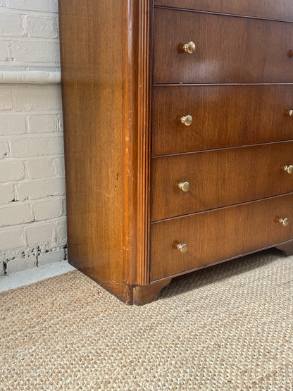 50S TALLBOY WITH BRASS HANDLES