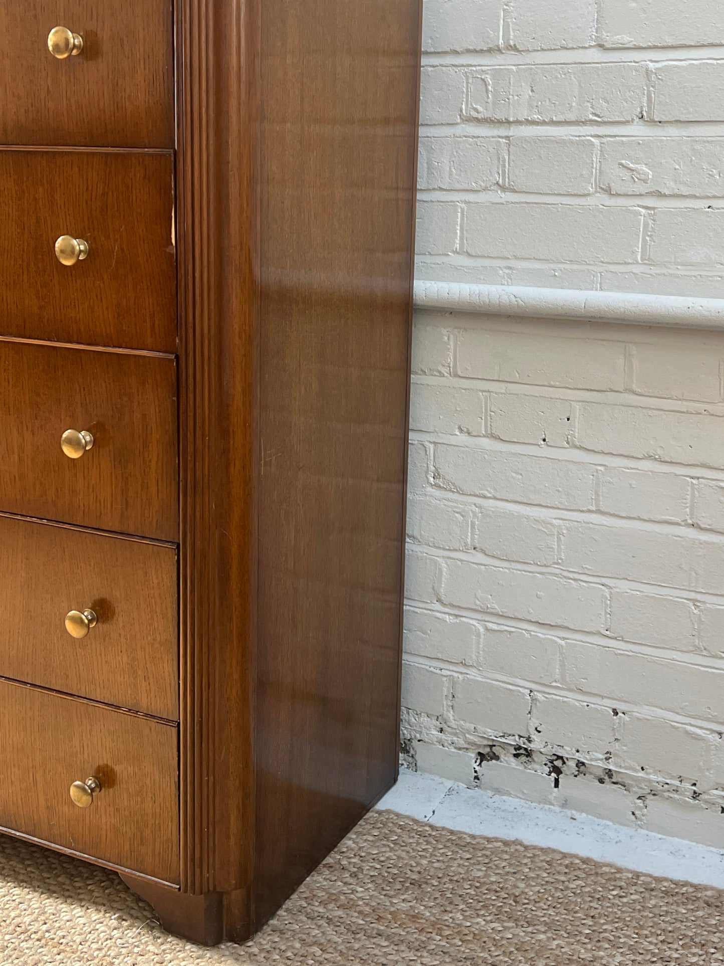 50S TALLBOY WITH BRASS HANDLES