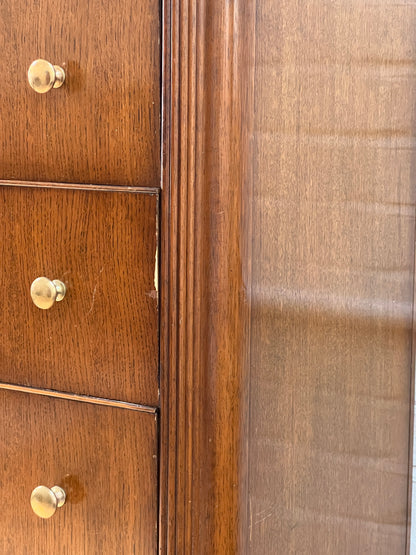 50S TALLBOY WITH BRASS HANDLES