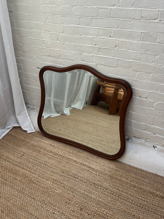 LARGE VICTORIAN MANTLE MIRROR