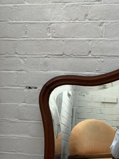 LARGE VICTORIAN MANTLE MIRROR