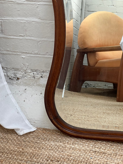 LARGE VICTORIAN MANTLE MIRROR