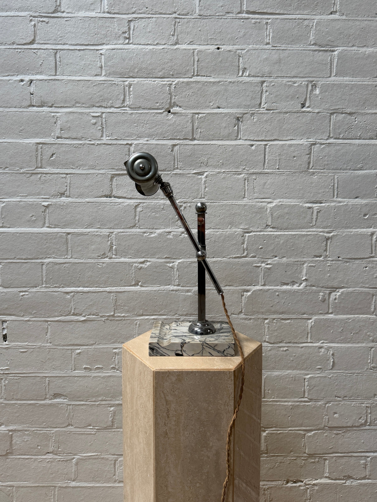 FRENCH ART DECO ADJUSTABLE DESK LAMP