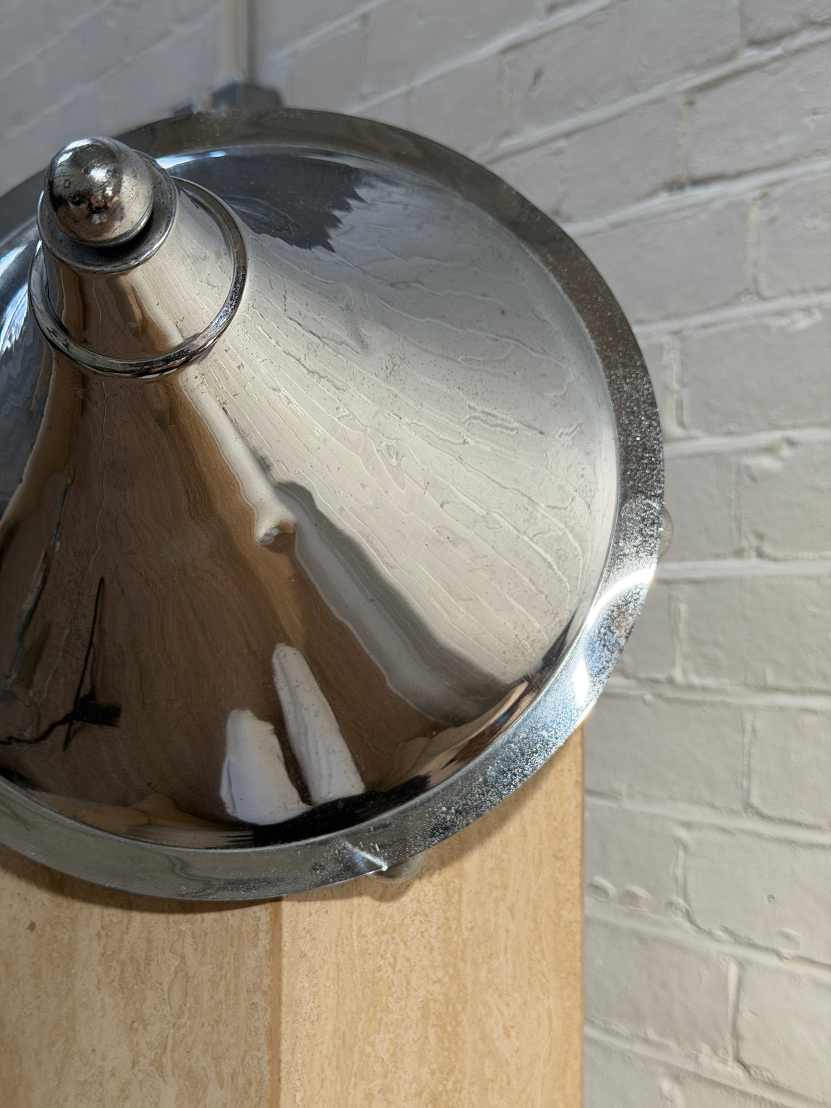 CHROME METAL CEILING PENDANT