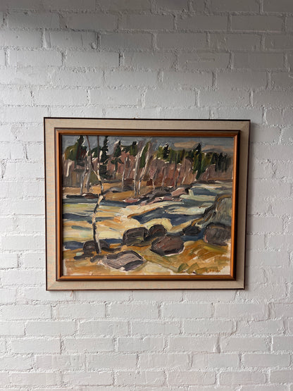 LARGE FOREST AND RIVER LANDSCAPE