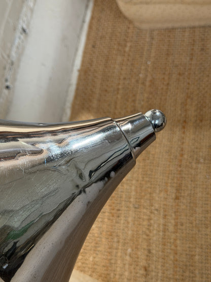 CHROME METAL CEILING PENDANT