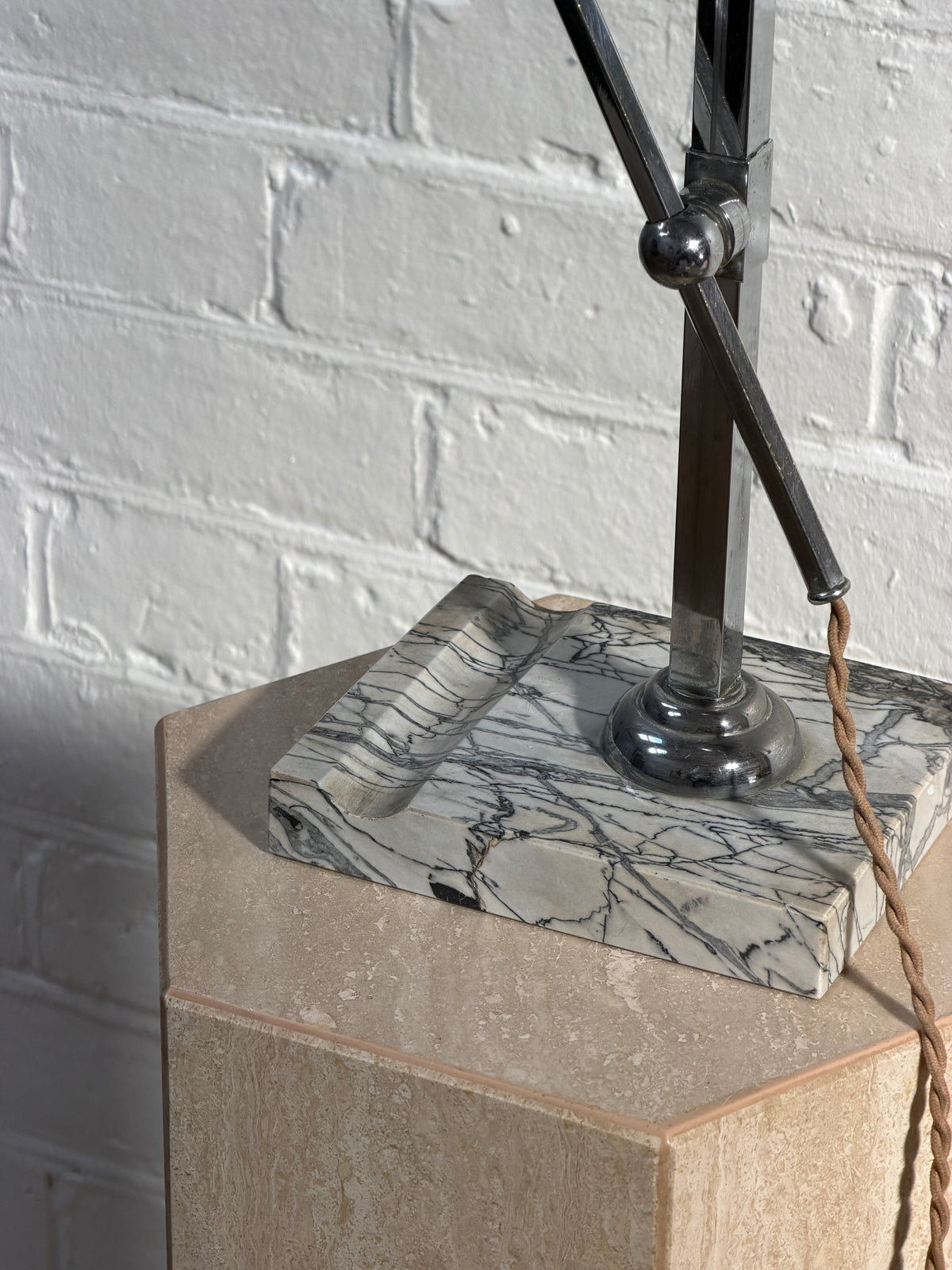 FRENCH ART DECO ADJUSTABLE DESK LAMP