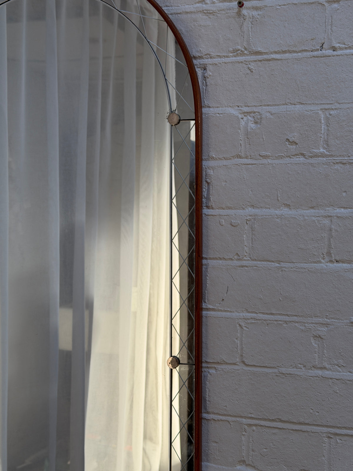 SWEDISH ARCH SECTIONAL MIRROR