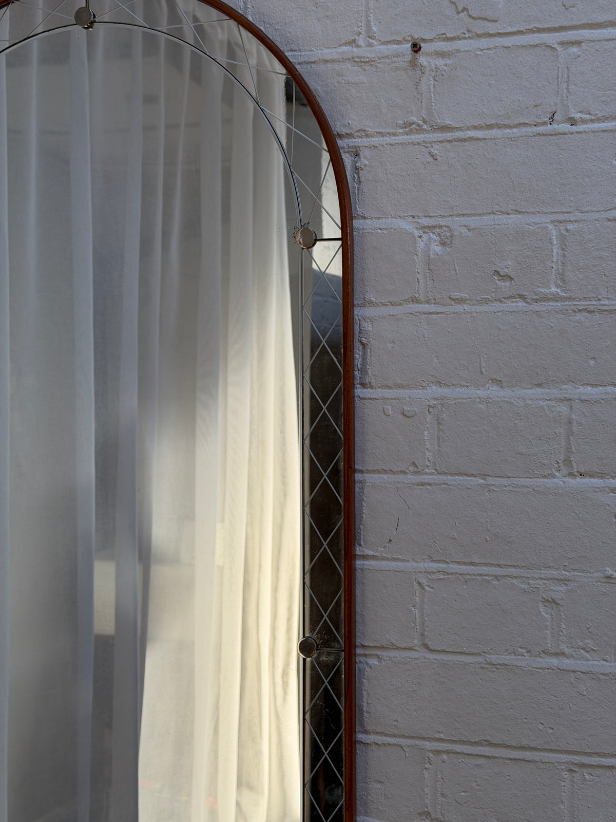 SWEDISH ARCH SECTIONAL MIRROR