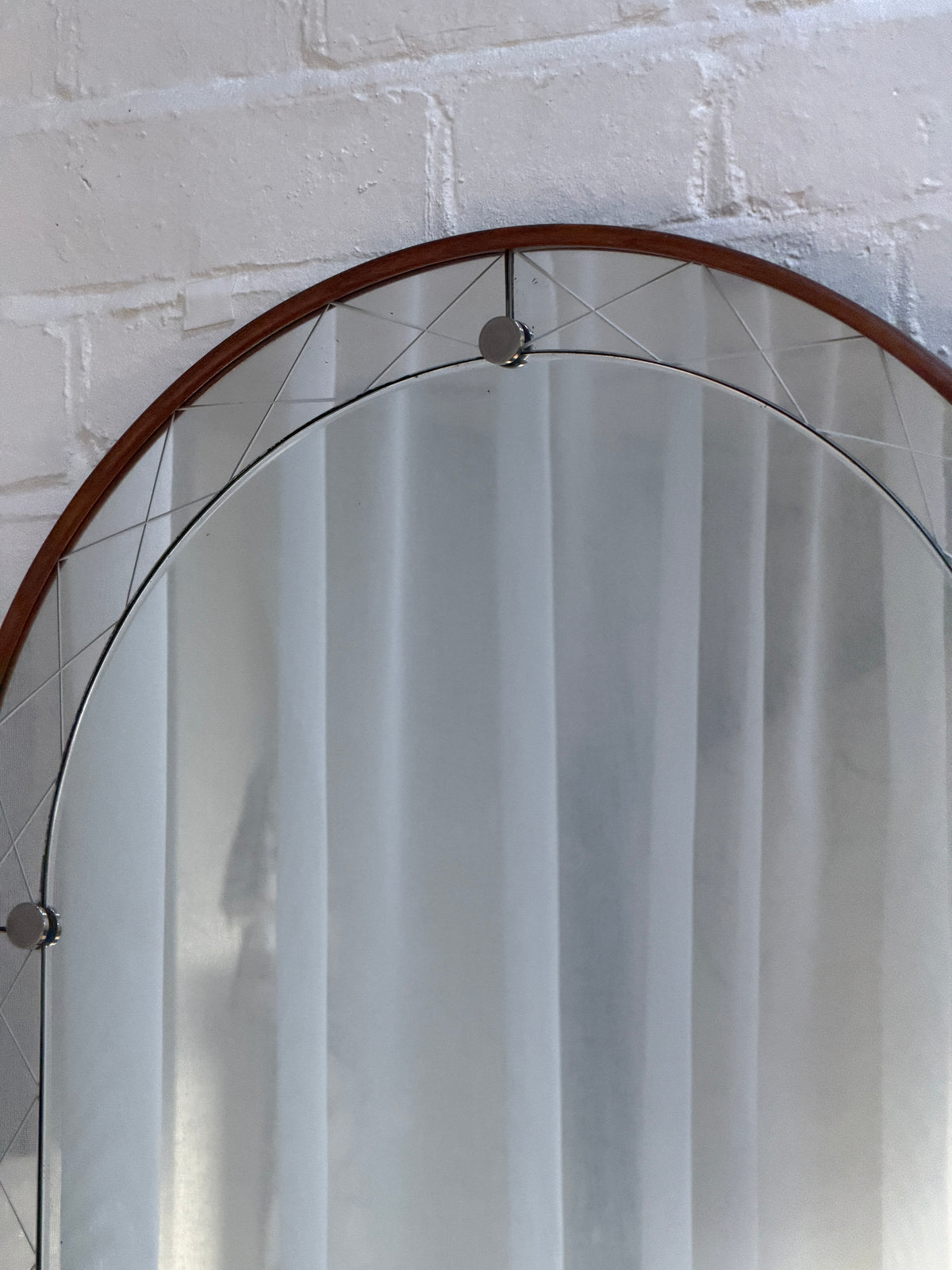 SWEDISH ARCH SECTIONAL MIRROR