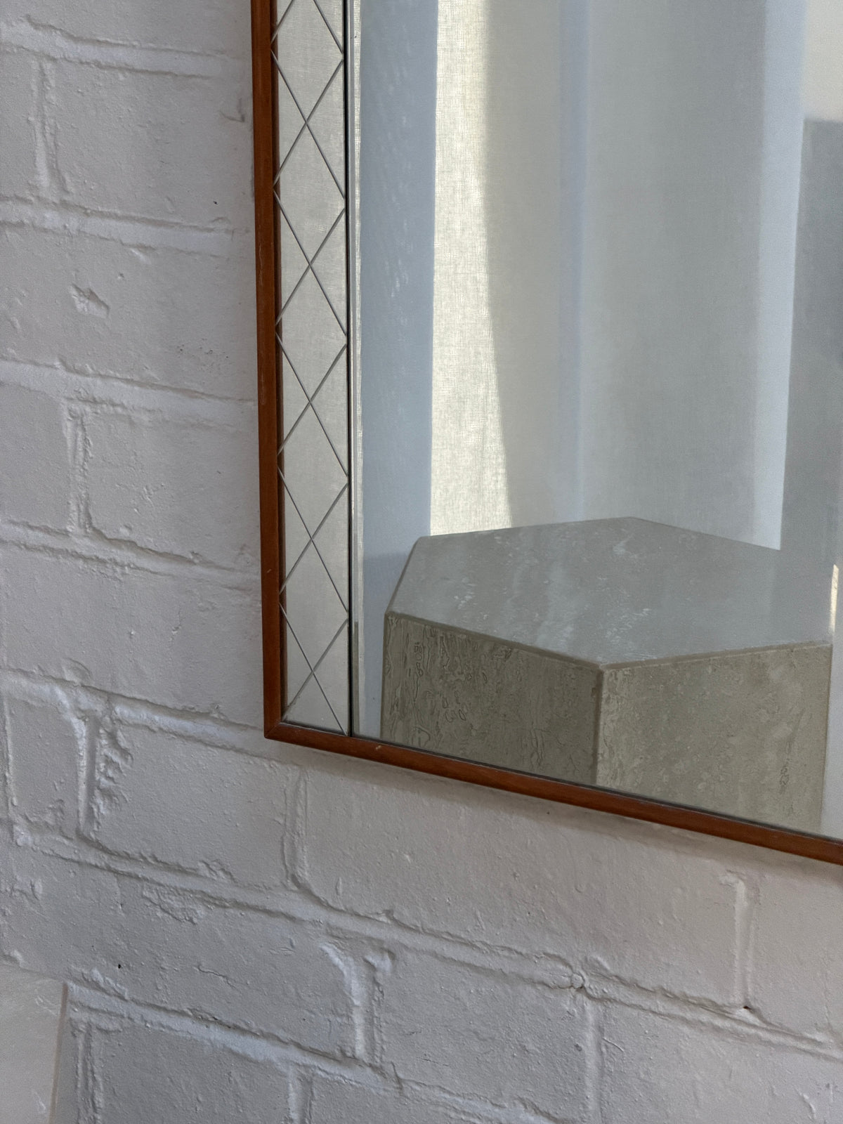 SWEDISH ARCH SECTIONAL MIRROR