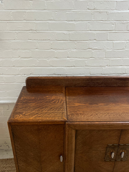 LARGE ART DECO SIDEBOARD WITH BALL FEET