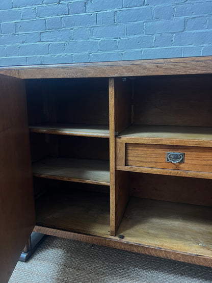 FLUTED LEG ART DECO SIDEBOARD