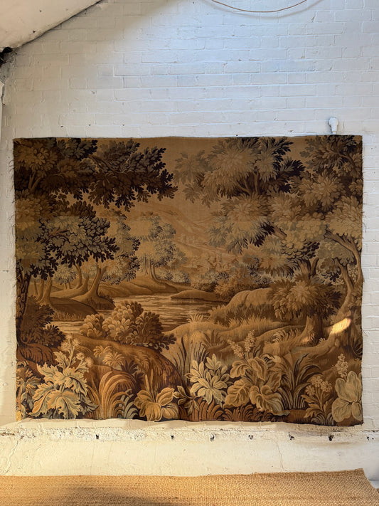 LARGE FRENCH TAPESTRY WALL HANGING