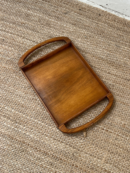 LARGE HANDLE WOODEN TRAY
