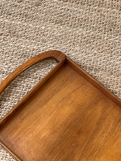 LARGE HANDLE WOODEN TRAY