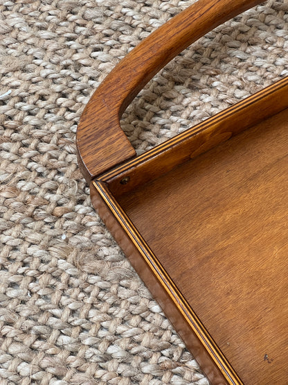 LARGE HANDLE WOODEN TRAY