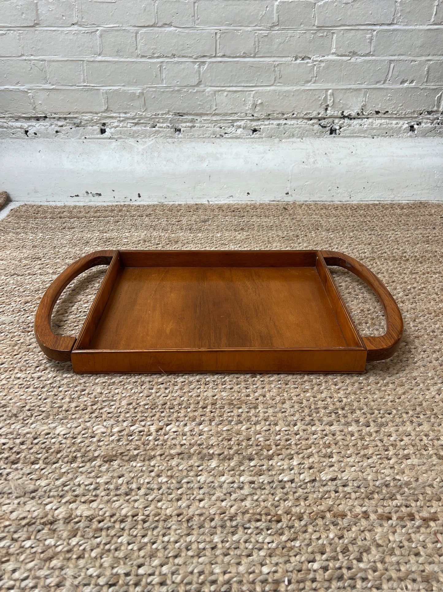LARGE HANDLE WOODEN TRAY