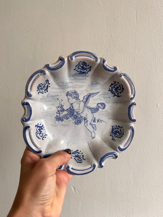 ITALIAN CHERUB WALL PLATE - CHERUB
