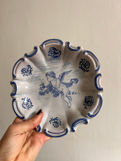 ITALIAN CHERUB WALL PLATE - CHERUB