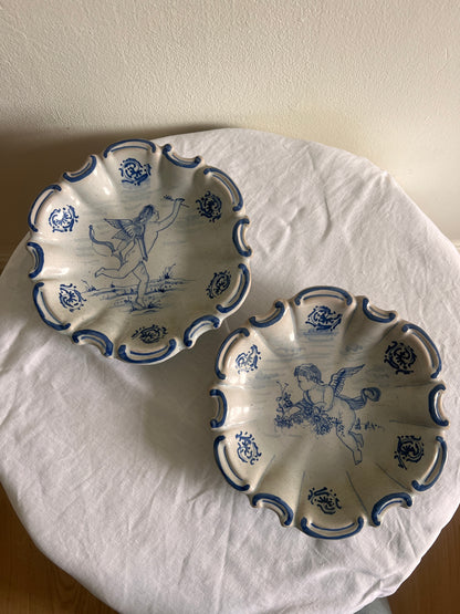 ITALIAN CHERUB WALL PLATE - CHERUB