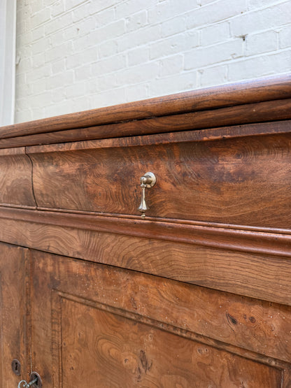 19TH CENTURY FRENCH ELM SIDEBOARD
