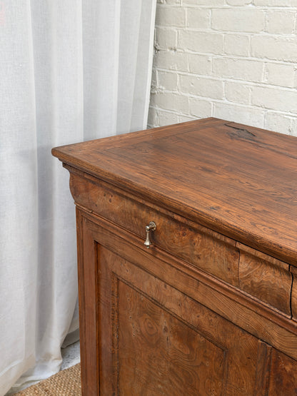 19TH CENTURY FRENCH ELM SIDEBOARD