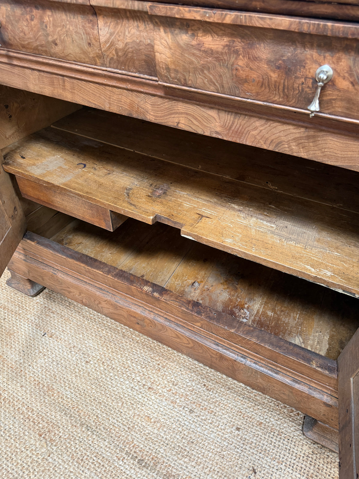 19TH CENTURY FRENCH ELM SIDEBOARD