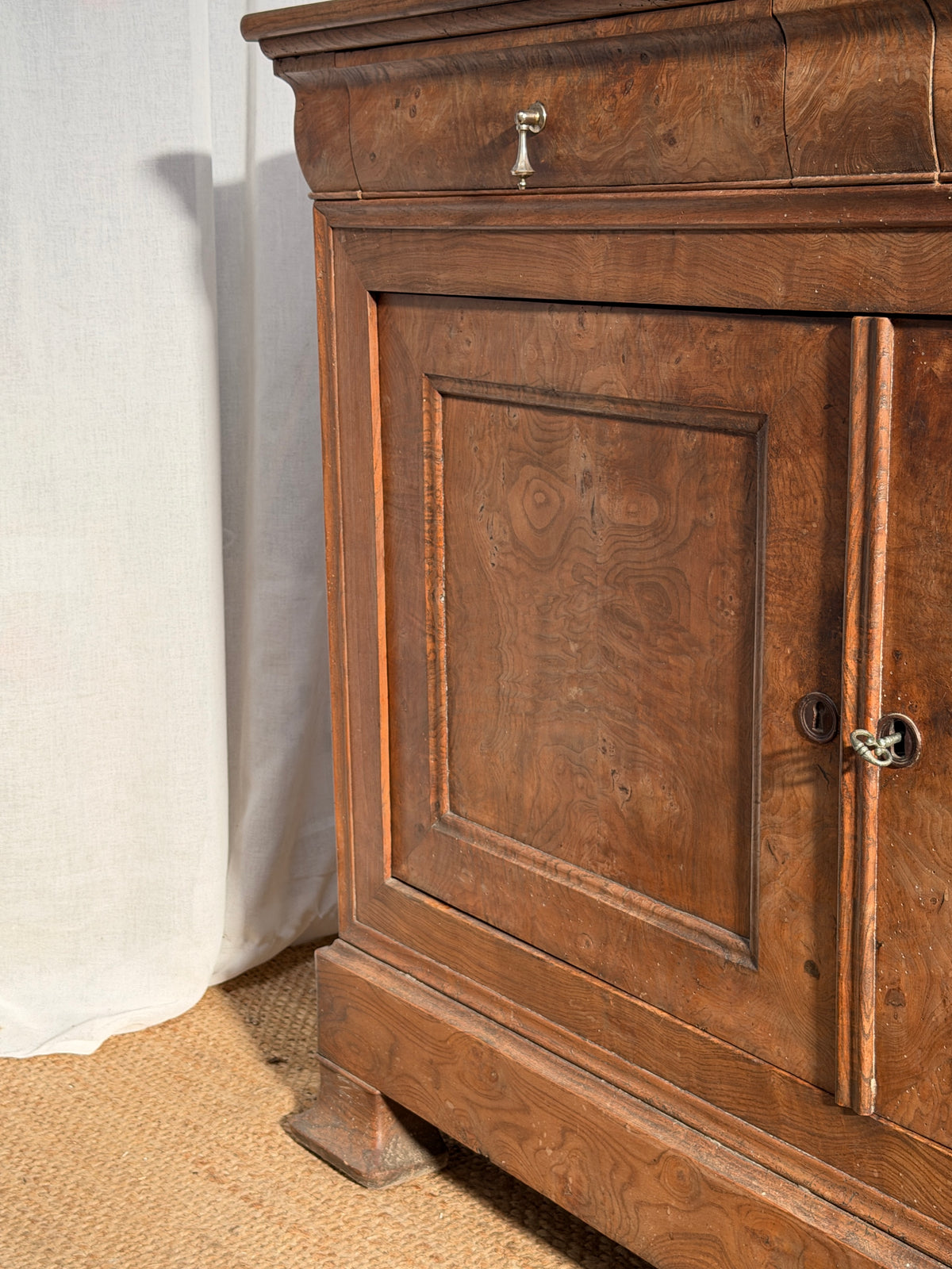 19TH CENTURY FRENCH ELM SIDEBOARD