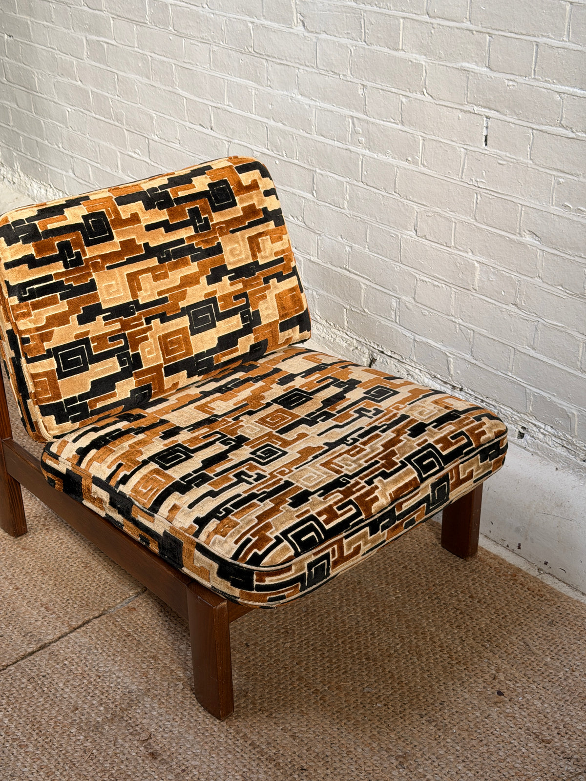 70S BRUTALIST GEOMETRIC CHAIRS -  SOLD INDIVDUALLY