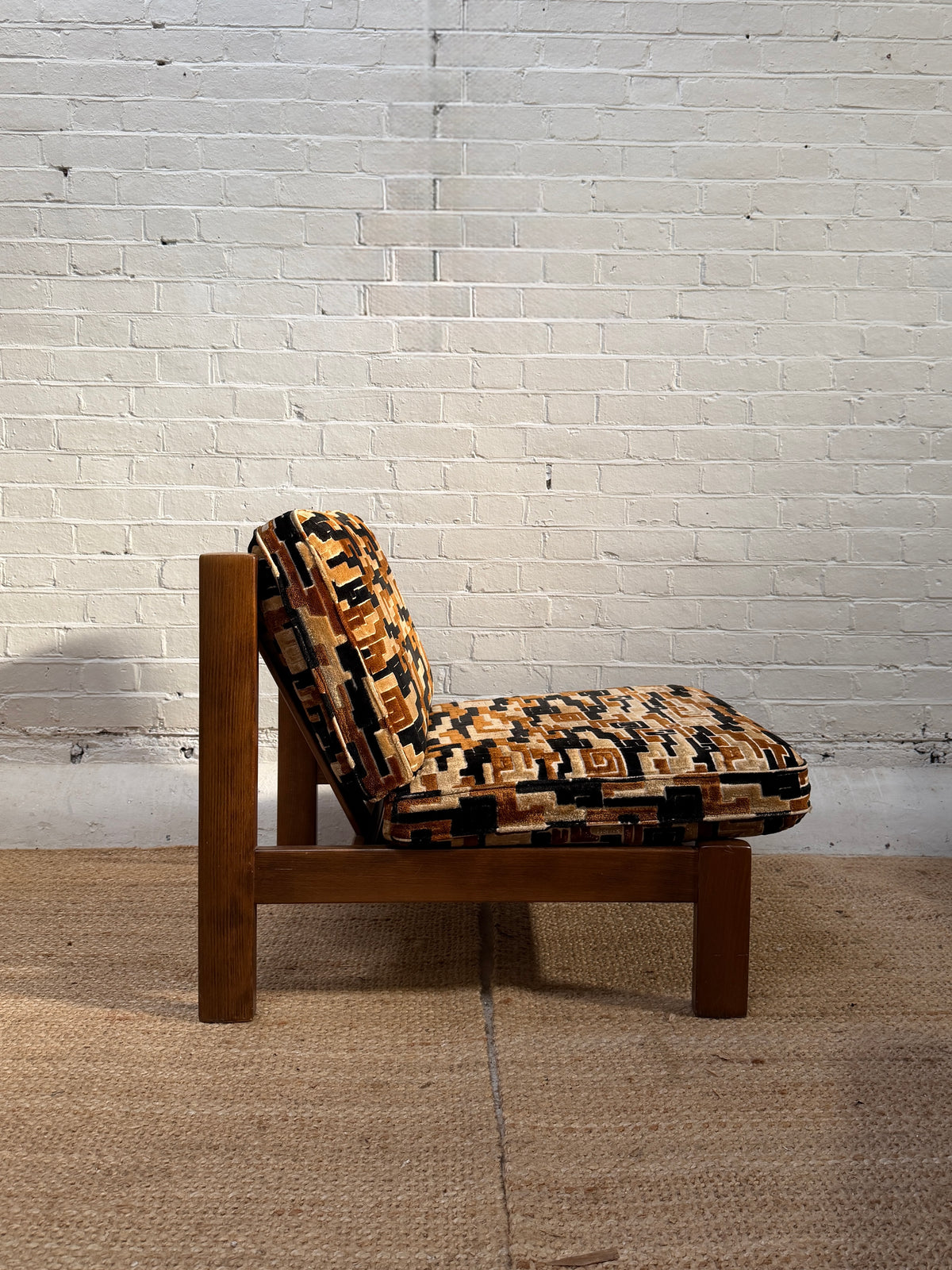 70S BRUTALIST GEOMETRIC CHAIRS -  SOLD INDIVDUALLY
