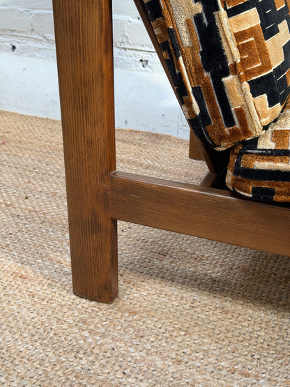 70S BRUTALIST GEOMETRIC CHAIRS -  SOLD INDIVDUALLY